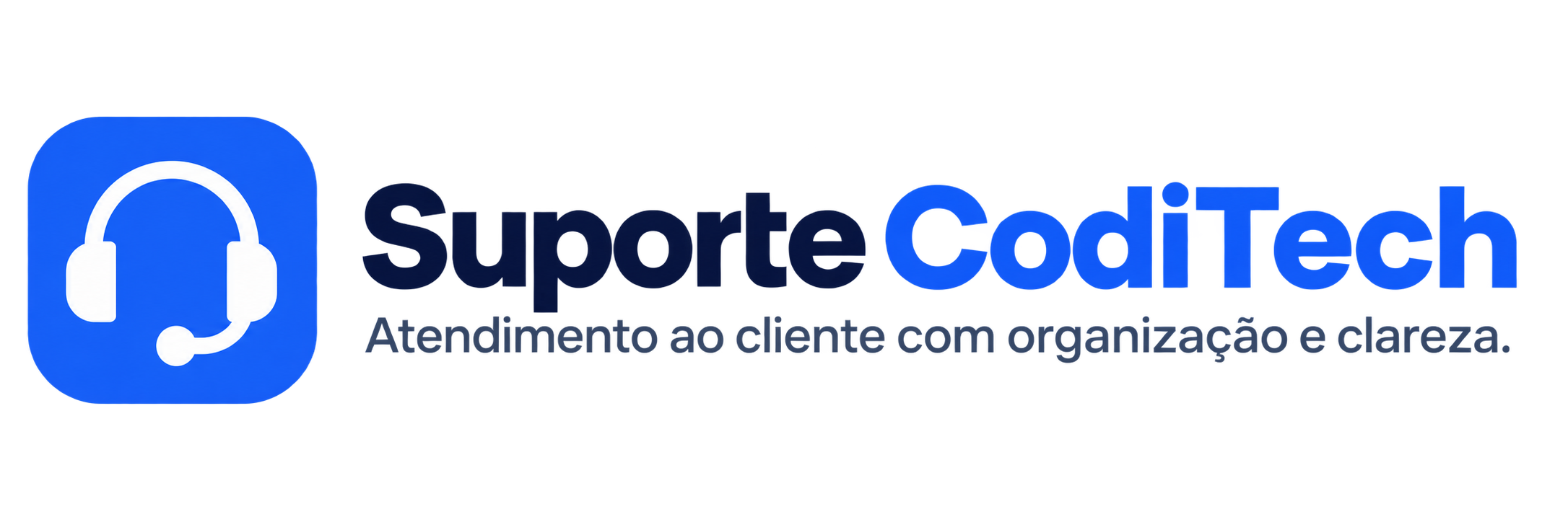 Suporte CodiTech — Atendimento ao cliente com organização e clareza.